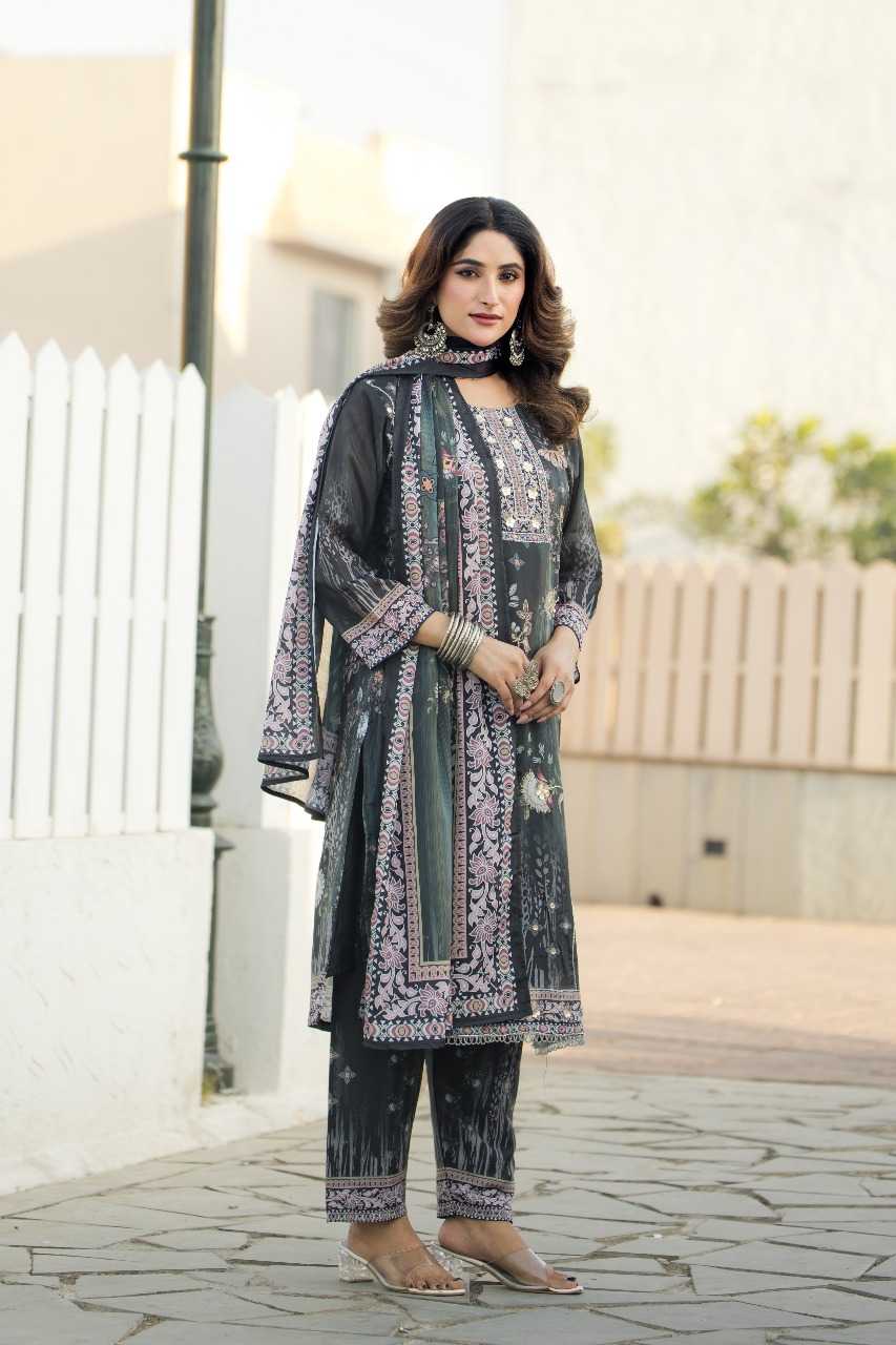 Ynf soft chinon RIN197 4840 Suits & Dresses Wholesale Party wear suits Wedding Suits Designer Suits Manufacturer