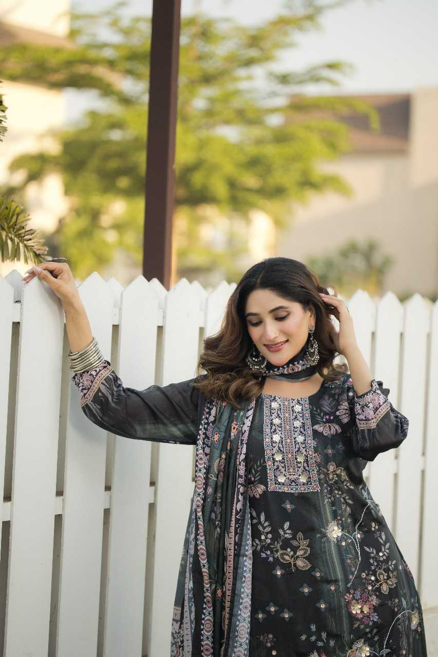 Ynf soft chinon RIN197 4840 Suits & Dresses Wholesale Party wear suits Wedding Suits Designer Suits Manufacturer