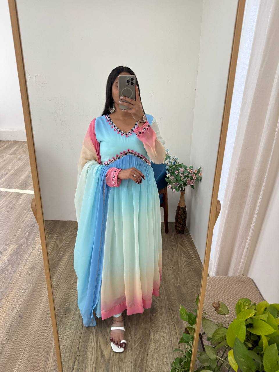 Ynf Soft Cotton KESH513 472 Gowns Wholesale Bollywood Style Gowns Party Wear Gowns Designer Gowns Manufacturer