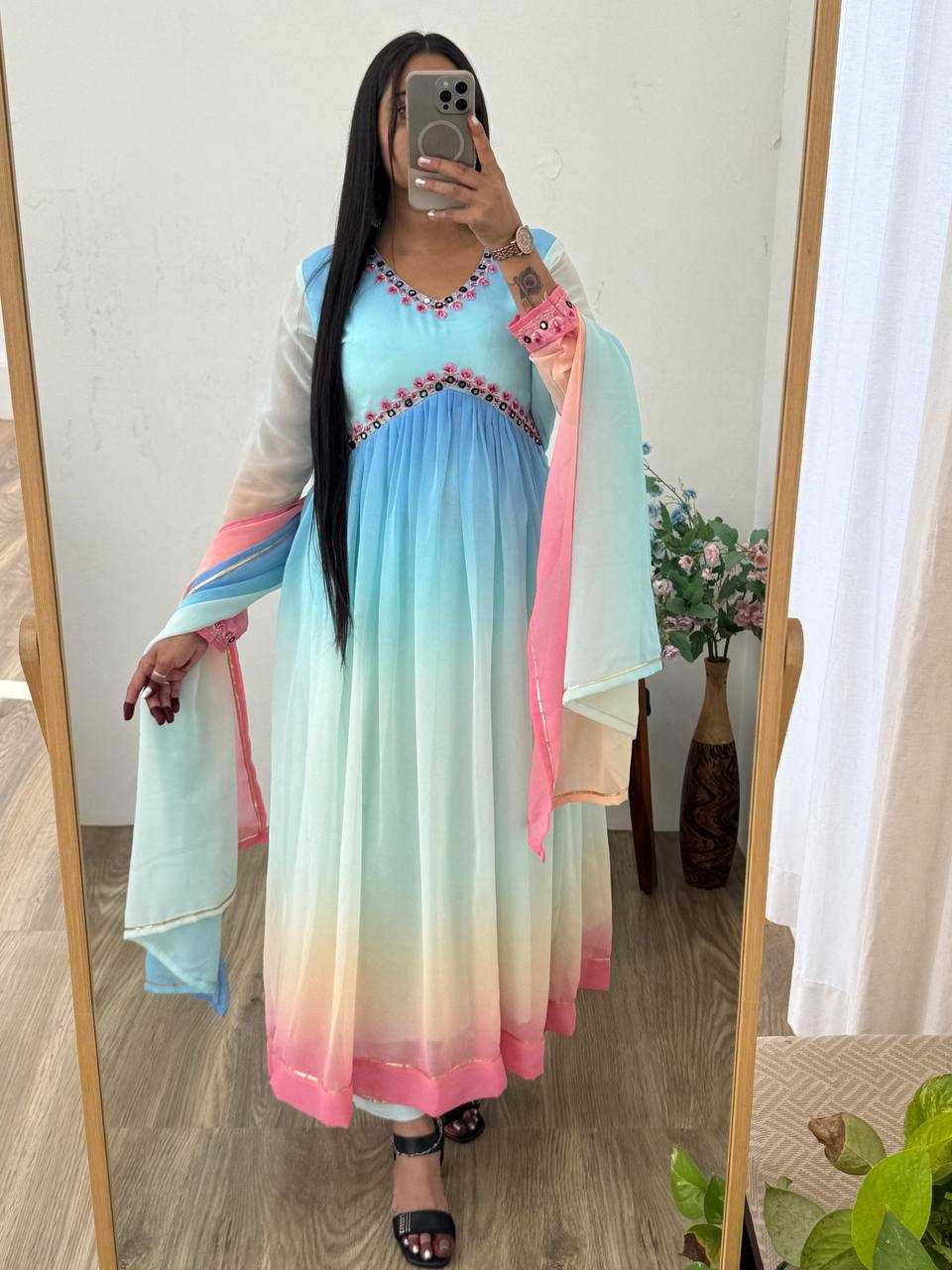 Ynf Soft Cotton KESH513 472 Gowns Wholesale Bollywood Style Gowns Party Wear Gowns Designer Gowns Manufacturer