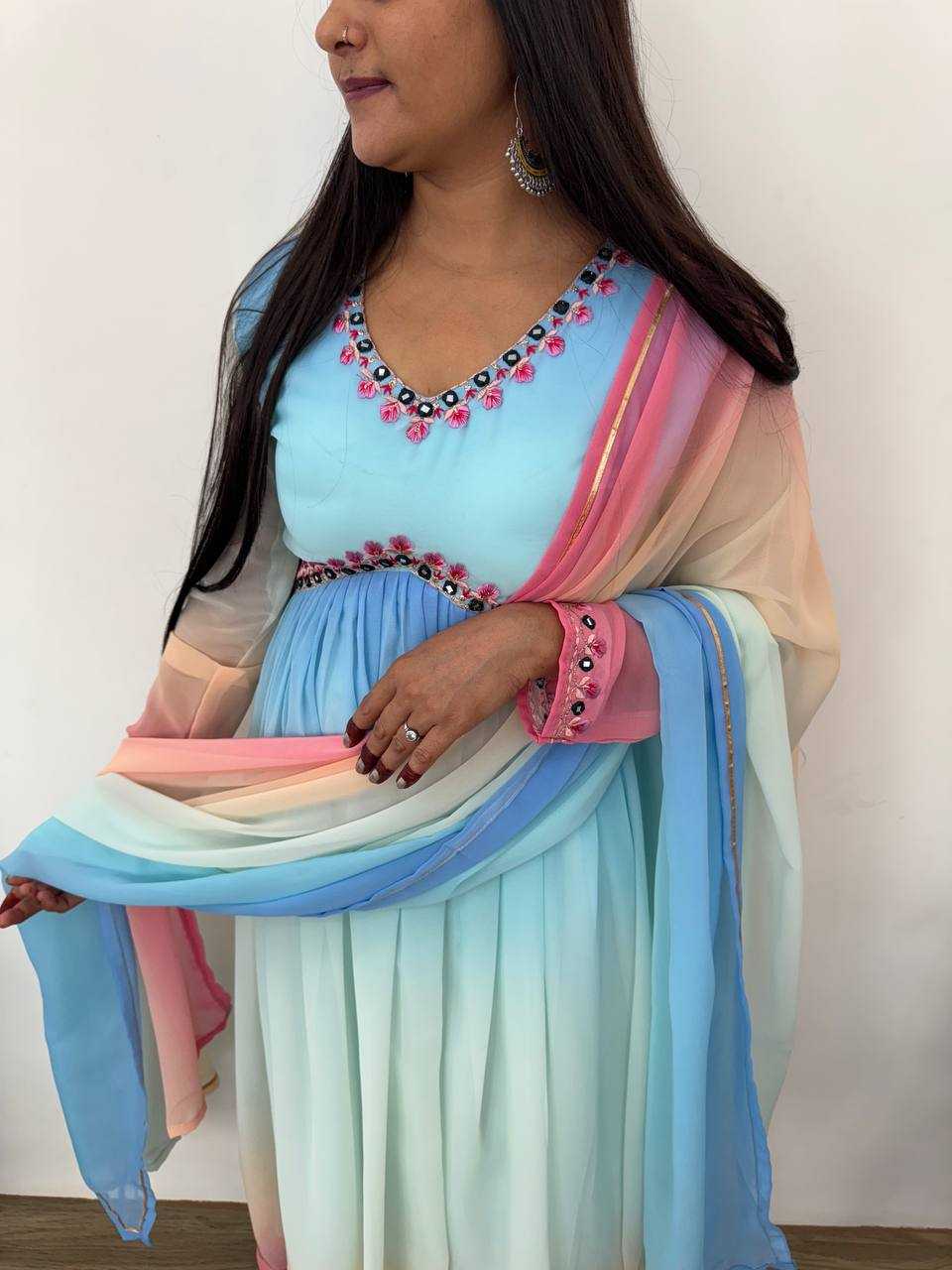 Ynf Soft Cotton KESH513 472 Gowns Wholesale Bollywood Style Gowns Party Wear Gowns Designer Gowns Manufacturer