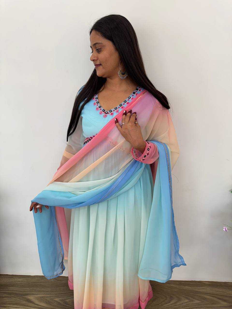 Ynf Soft Cotton KESH513 472 Gowns Wholesale Bollywood Style Gowns Party Wear Gowns Designer Gowns Manufacturer