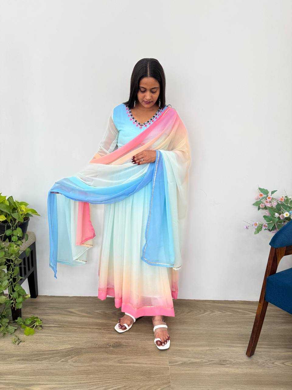 Ynf Soft Cotton KESH513 472 Gowns Wholesale Bollywood Style Gowns Party Wear Gowns Designer Gowns Manufacturer