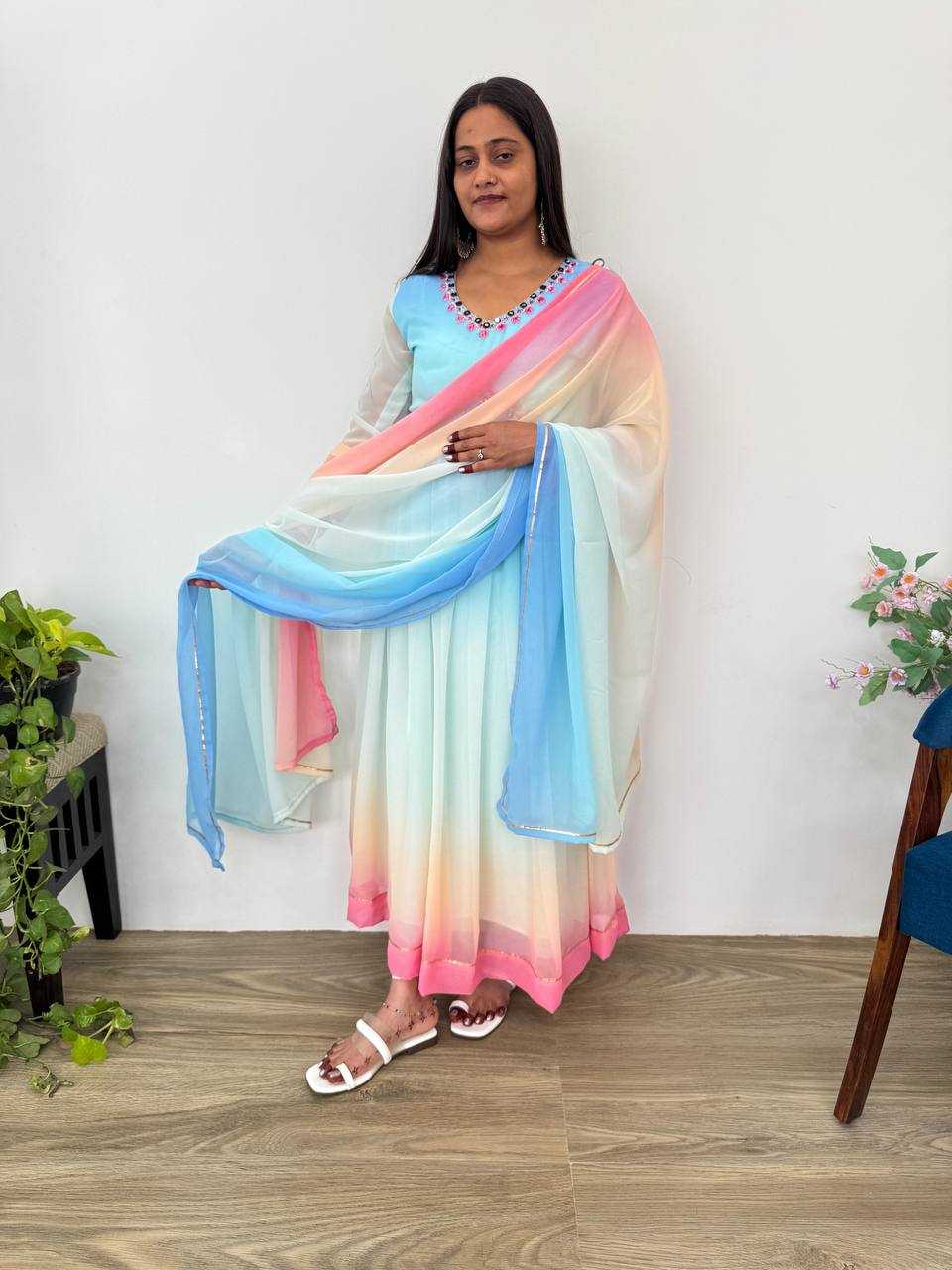 Ynf Soft Cotton KESH513 472 Gowns Wholesale Bollywood Style Gowns Party Wear Gowns Designer Gowns Manufacturer