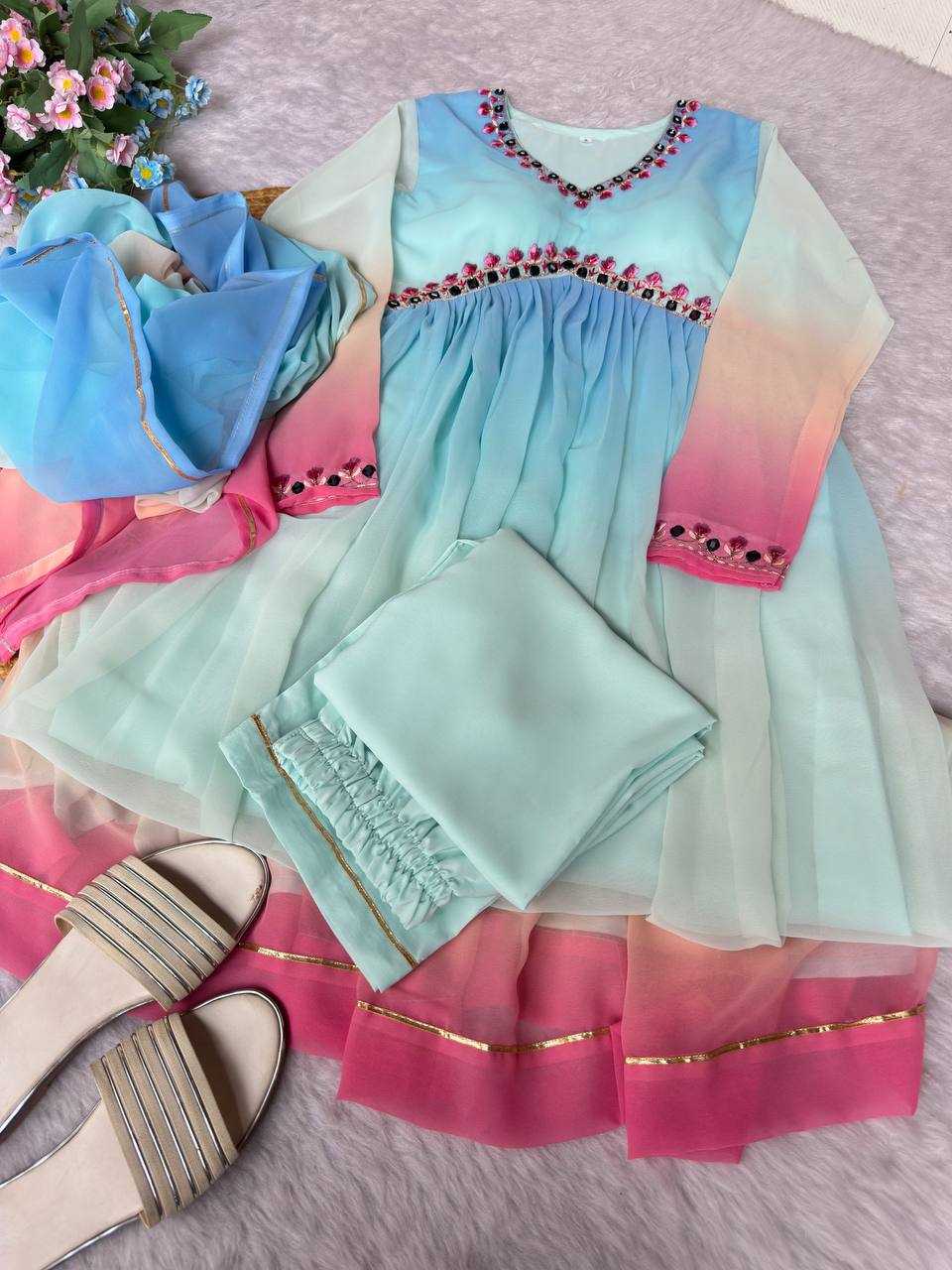Ynf Soft Cotton KESH513 472 Gowns Wholesale Bollywood Style Gowns Party Wear Gowns Designer Gowns Manufacturer