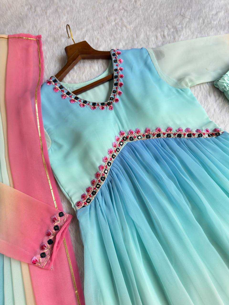Ynf Soft Cotton KESH513 472 Gowns Wholesale Bollywood Style Gowns Party Wear Gowns Designer Gowns Manufacturer