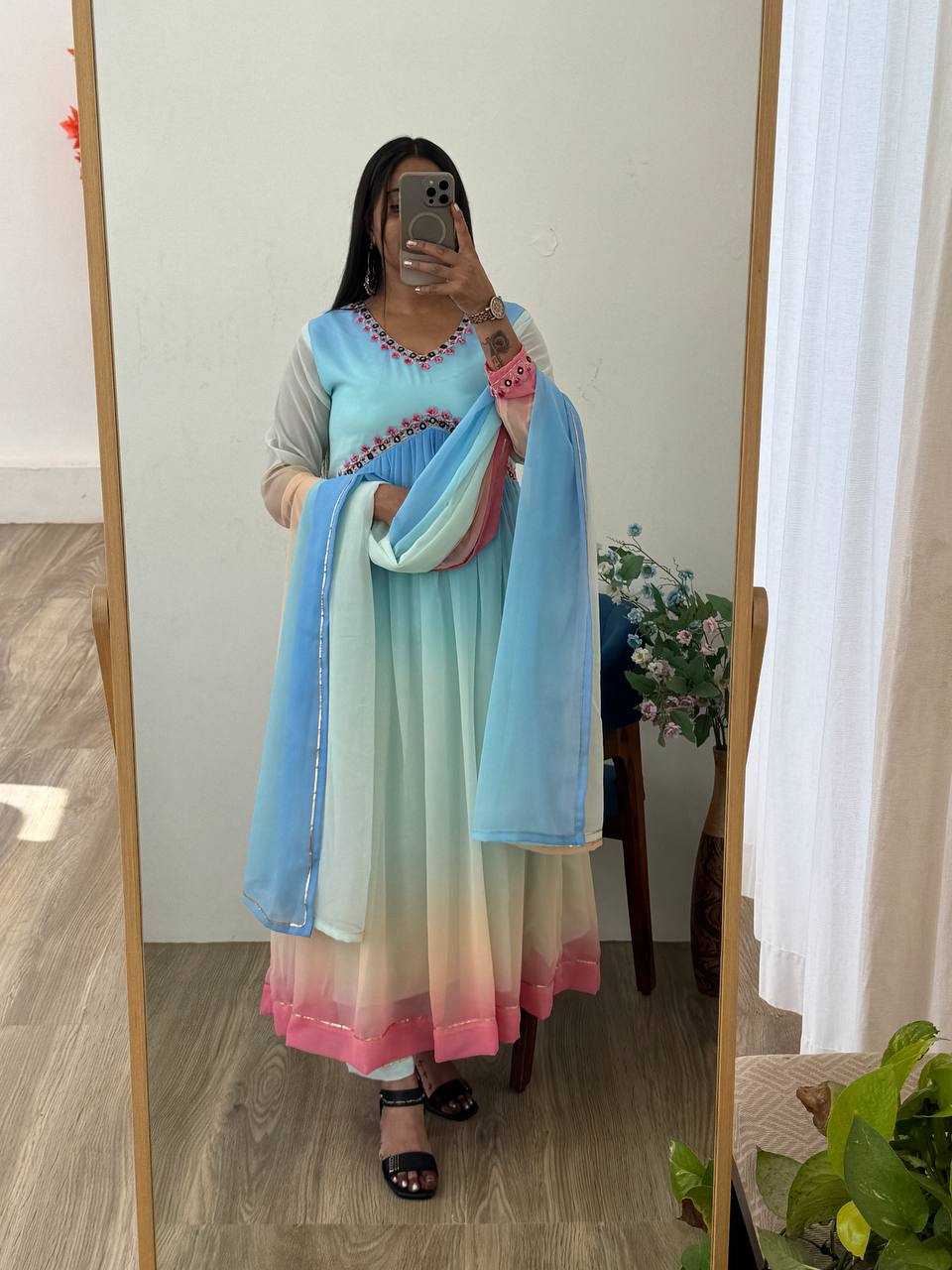Ynf Soft Cotton KESH513 472 Gowns Wholesale Bollywood Style Gowns Party Wear Gowns Designer Gowns Manufacturer