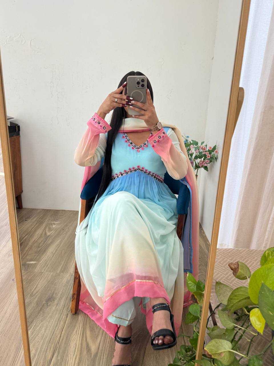 Ynf Soft Cotton KESH513 472 Gowns Wholesale Bollywood Style Gowns Party Wear Gowns Designer Gowns Manufacturer