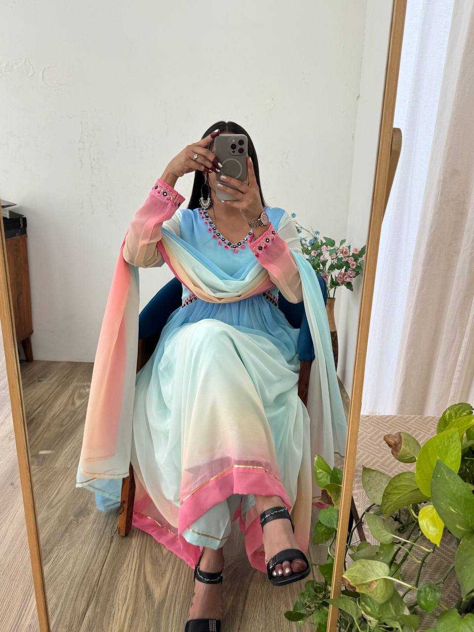 Ynf Soft Cotton KESH513 472 Gowns Wholesale Bollywood Style Gowns Party Wear Gowns Designer Gowns Manufacturer