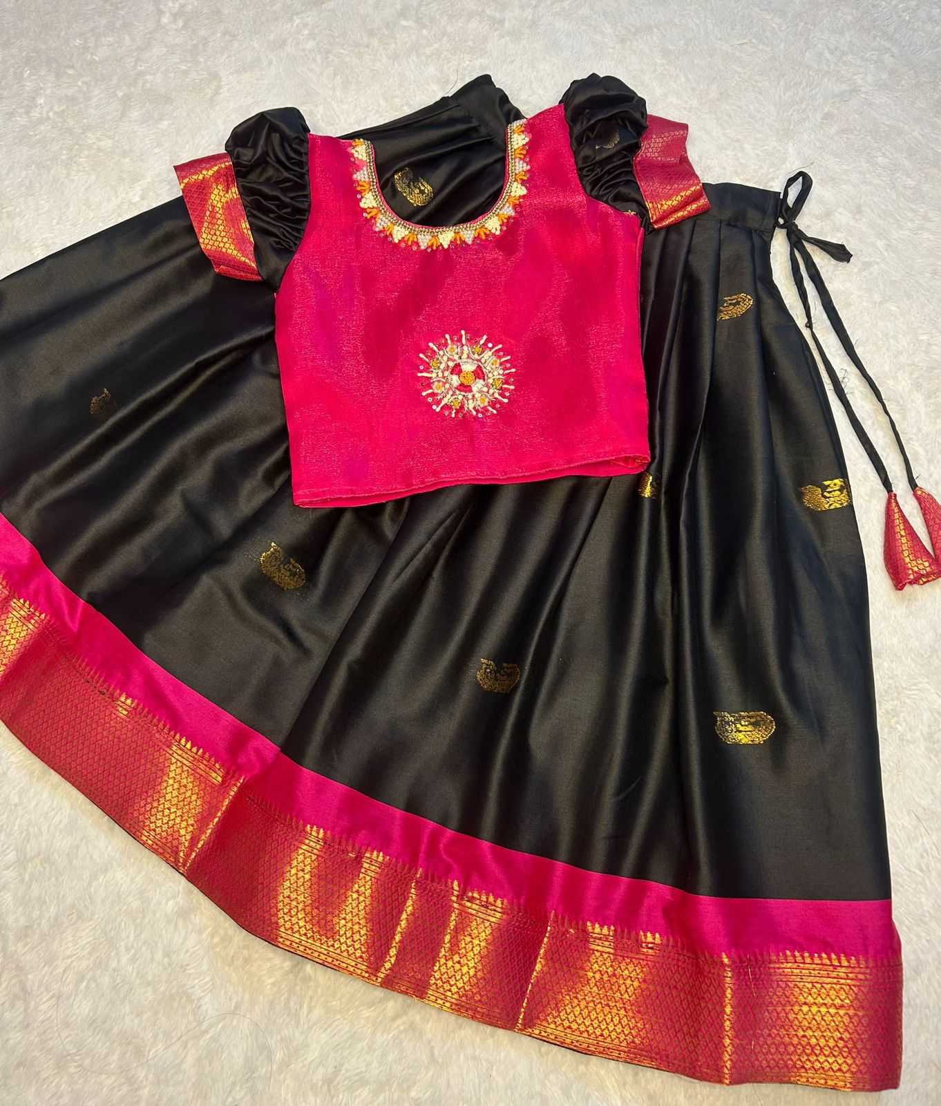 Ynf Soft Cotton KESH493 Zardosi Kids Wear Wholesale Kids Lehenga Kids Lehenga Choli Baby Girl Lehenga Manufacturer