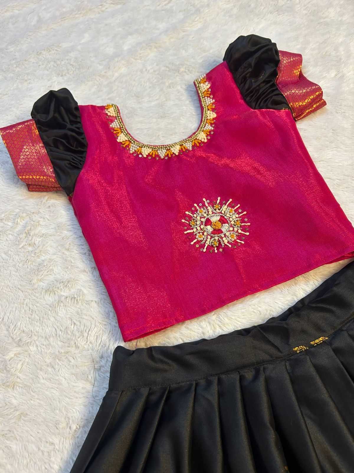 Ynf Soft Cotton KESH493 Zardosi Kids Wear Wholesale Kids Lehenga Kids Lehenga Choli Baby Girl Lehenga Manufacturer