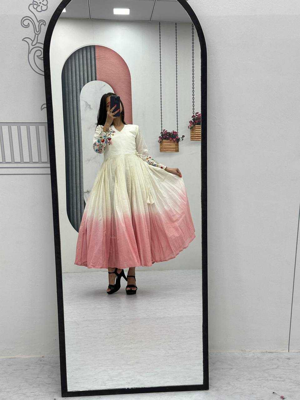 Ynf Soft Cotton KESH496 526 Gowns Wholesale Fancy Gowns Anarkali Gown Long Gowns Manufacturer