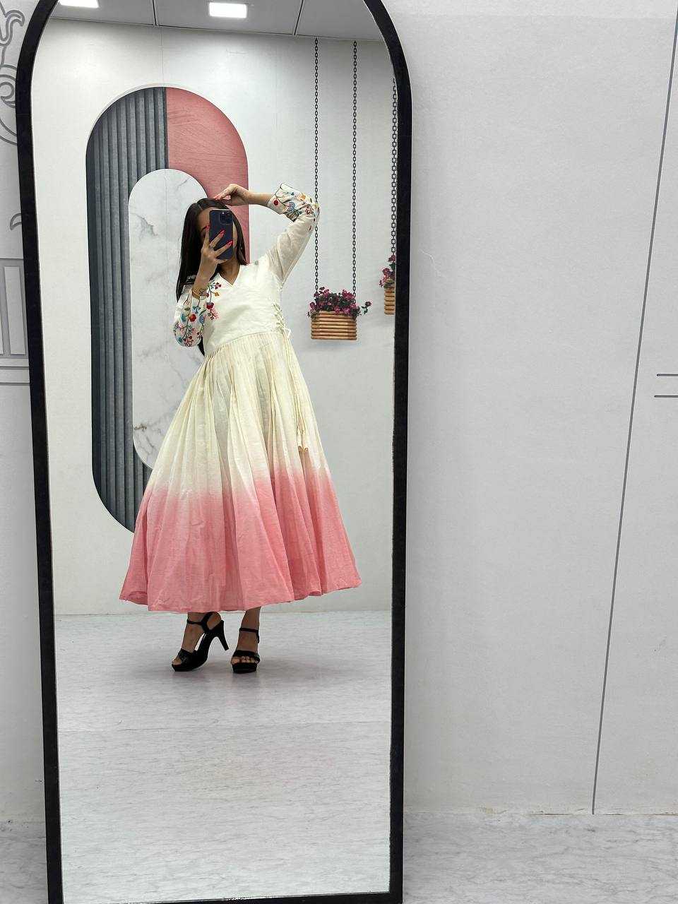 Ynf Soft Cotton KESH496 526 Gowns Wholesale Fancy Gowns Anarkali Gown Long Gowns Manufacturer