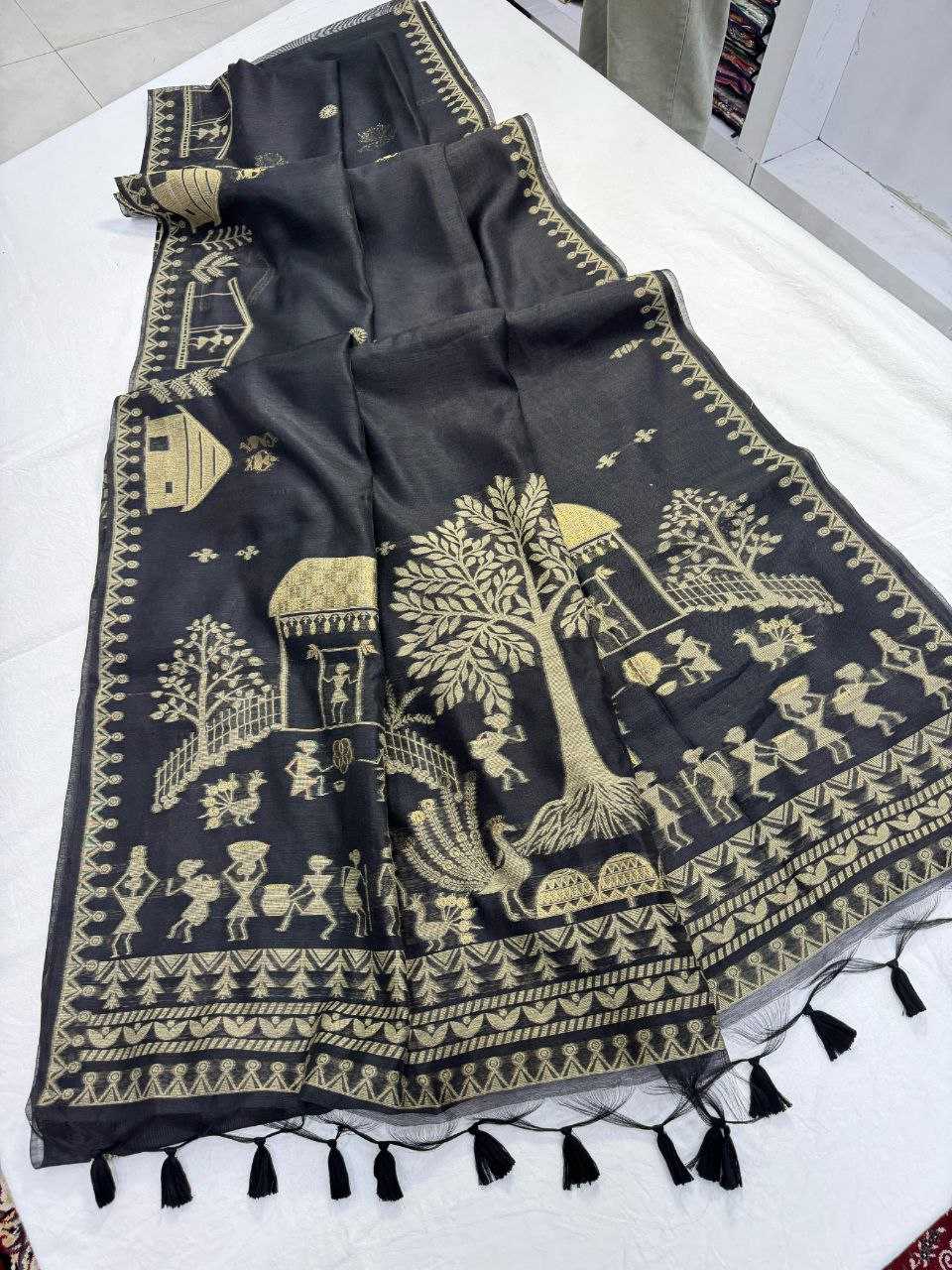 Ynf Soft Cotton KESH505 Devra Cotton 4 Sarees Wholesale Butta Sarees Cotton Sarees Sarees With Blouse Manufacturer