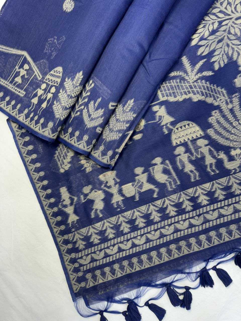 Ynf Soft Cotton KESH505 Devra Cotton 4 Sarees Wholesale Butta Sarees Cotton Sarees Sarees With Blouse Manufacturer