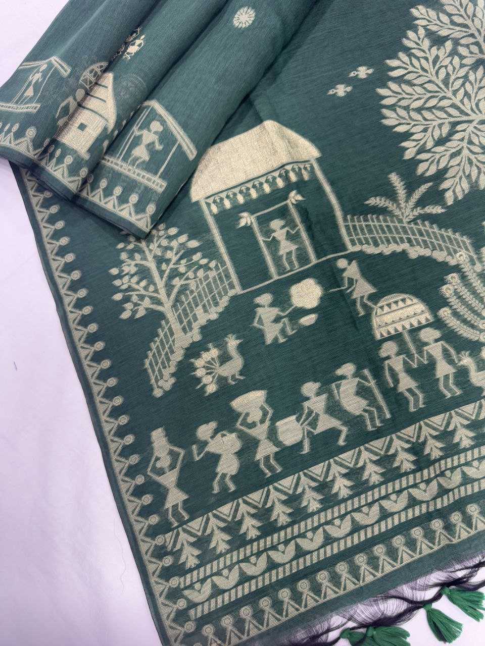 Ynf Soft Cotton KESH505 Devra Cotton 4 Sarees Wholesale Butta Sarees Cotton Sarees Sarees With Blouse Manufacturer