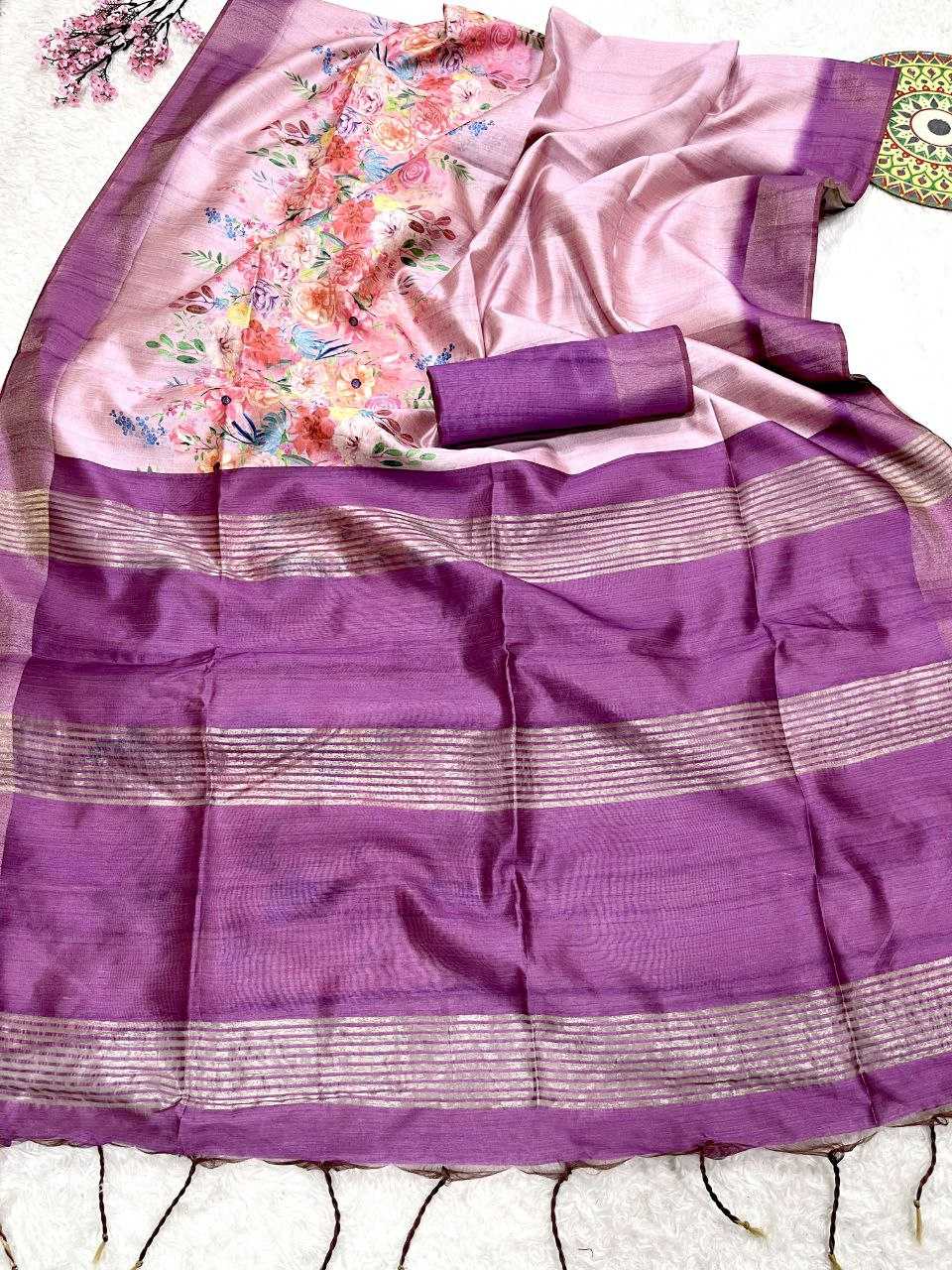 Ynf Soft Cotton KESH505 FLORAL PRINTED SOFT COTTON Sarees Wholesale Printed Sarees Floral Sarees Manufacturer