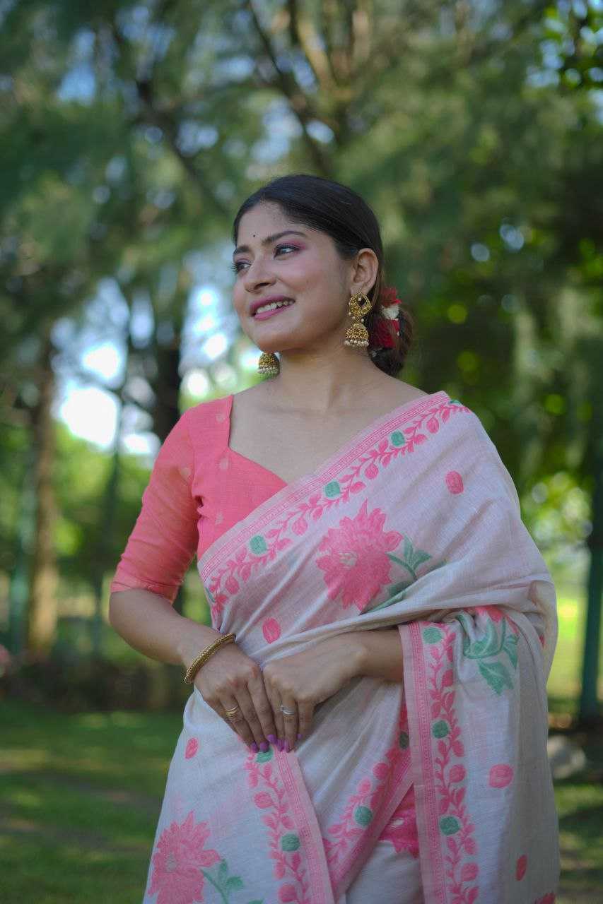 Ynf Soft Cotton KESH505 MUGA COTTON 202 Sarees Wedding Collections Festive Collections Wholesale Butta Sarees Traditional Sarees Cotton Sarees Manufacturer