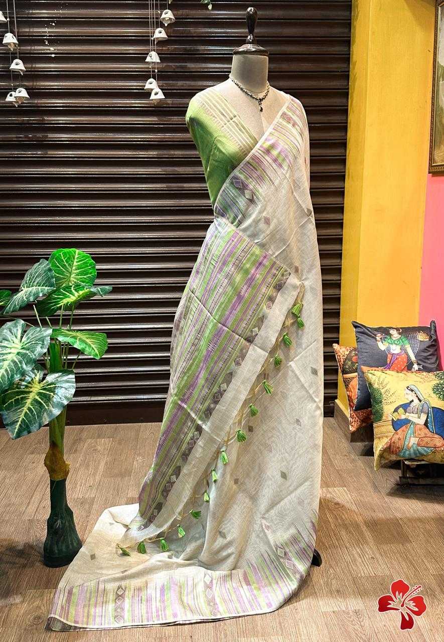 Ynf Soft Cotton KESH505 MUGA COTTON 209 Sarees Wedding Collections Festive Collections Wholesale Ikkat Saree Cotton Sarees Sarees With Blouse Manufacturer
