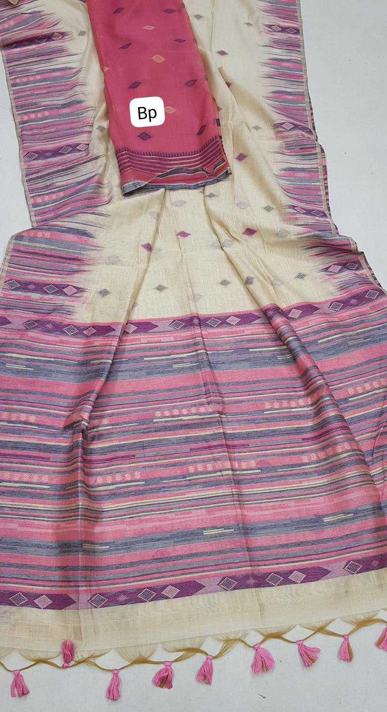 Ynf Soft Cotton KESH505 MUGA COTTON 209 Sarees Wedding Collections Festive Collections Wholesale Ikkat Saree Cotton Sarees Sarees With Blouse Manufacturer