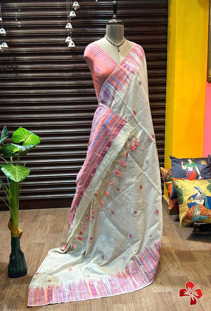 Ynf Soft Cotton KESH505 MUGA COTTON 209 Sarees Wedding Collections Festive Collections Wholesale Ikkat Saree Cotton Sarees Sarees With Blouse Manufacturer