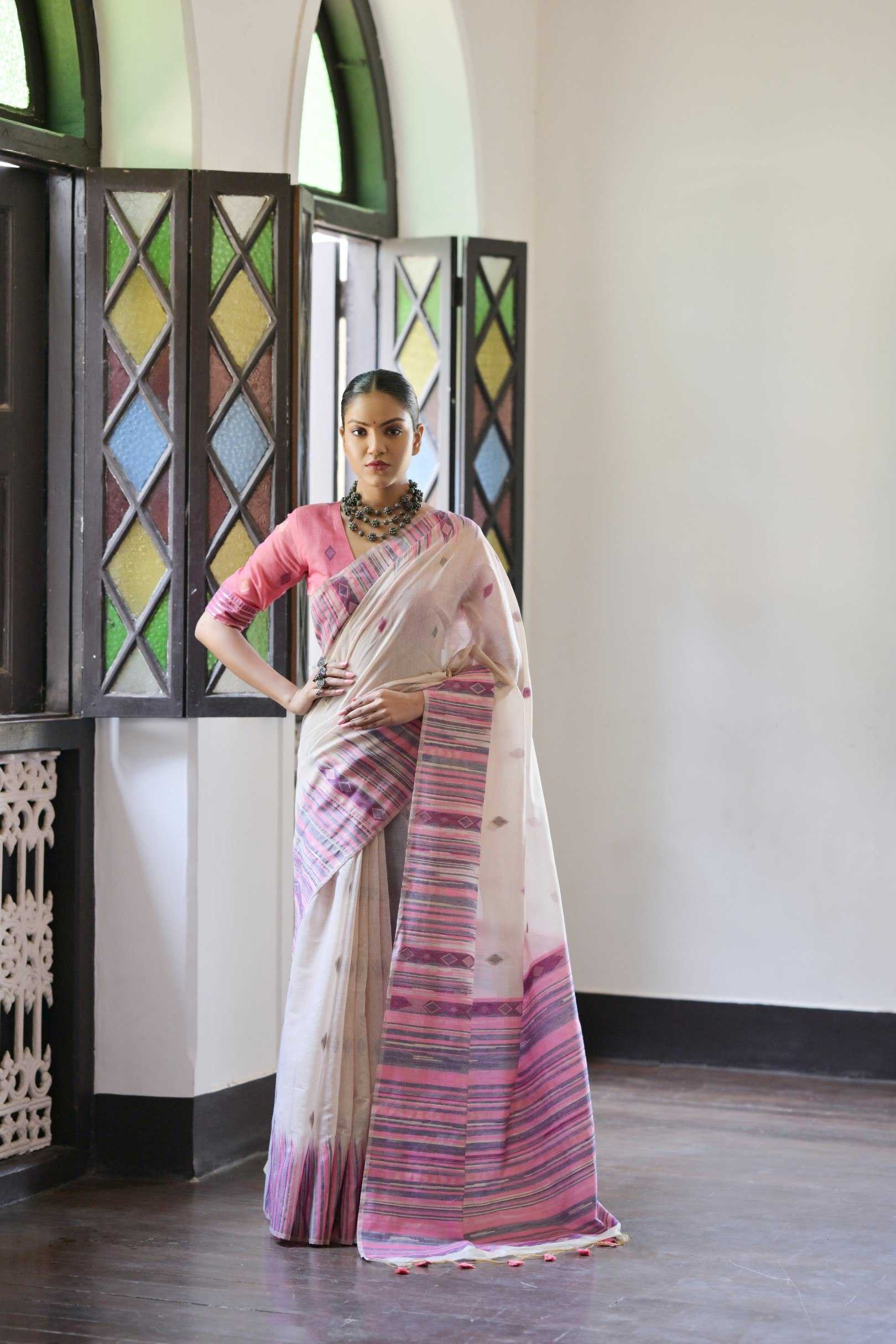 Ynf Soft Cotton KESH505 MUGA COTTON 209 Sarees Wedding Collections Festive Collections Wholesale Ikkat Saree Cotton Sarees Sarees With Blouse Manufacturer