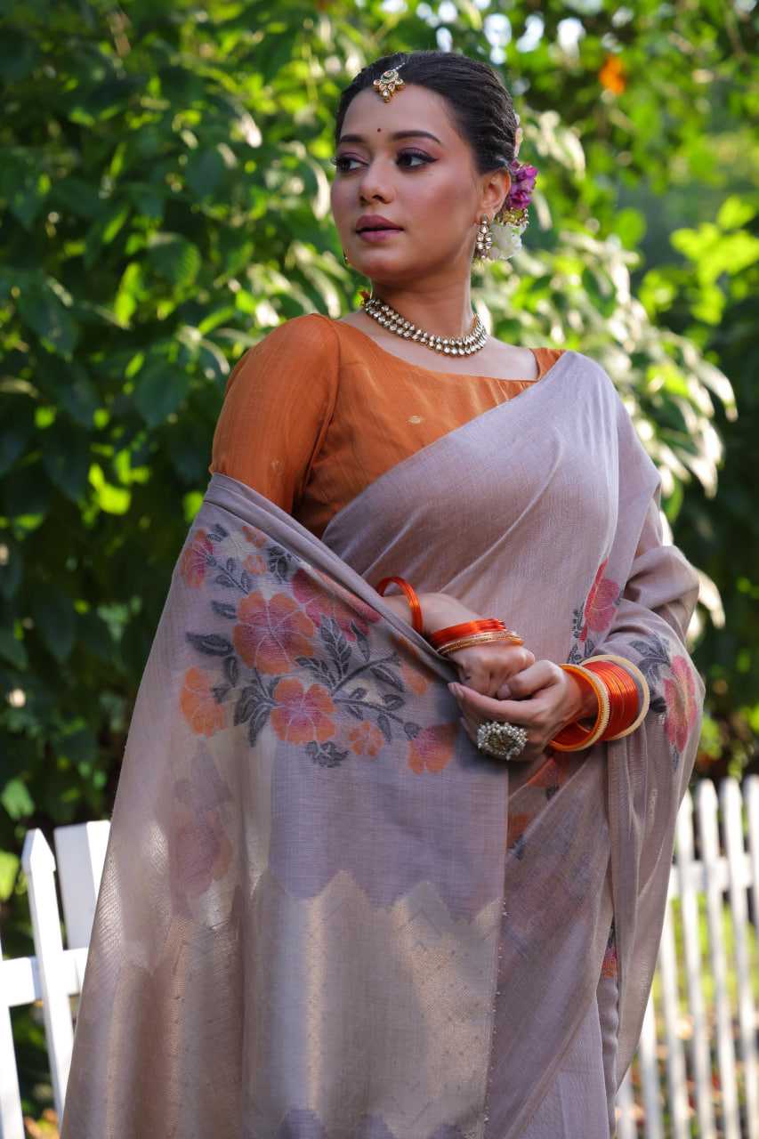Ynf Soft Cotton KESH505 Muga Cotton 225 Sarees Wedding Collections Festive Collections Wholesale Cotton Sarees Zari Sarees Sarees With Blouse Manufacturer