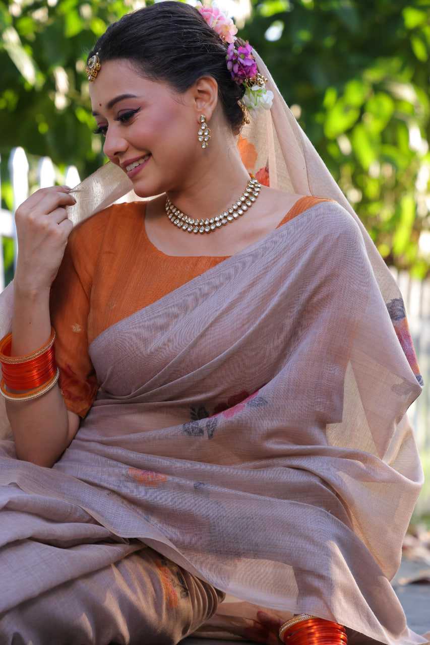 Ynf Soft Cotton KESH505 Muga Cotton 225 Sarees Wedding Collections Festive Collections Wholesale Cotton Sarees Zari Sarees Sarees With Blouse Manufacturer