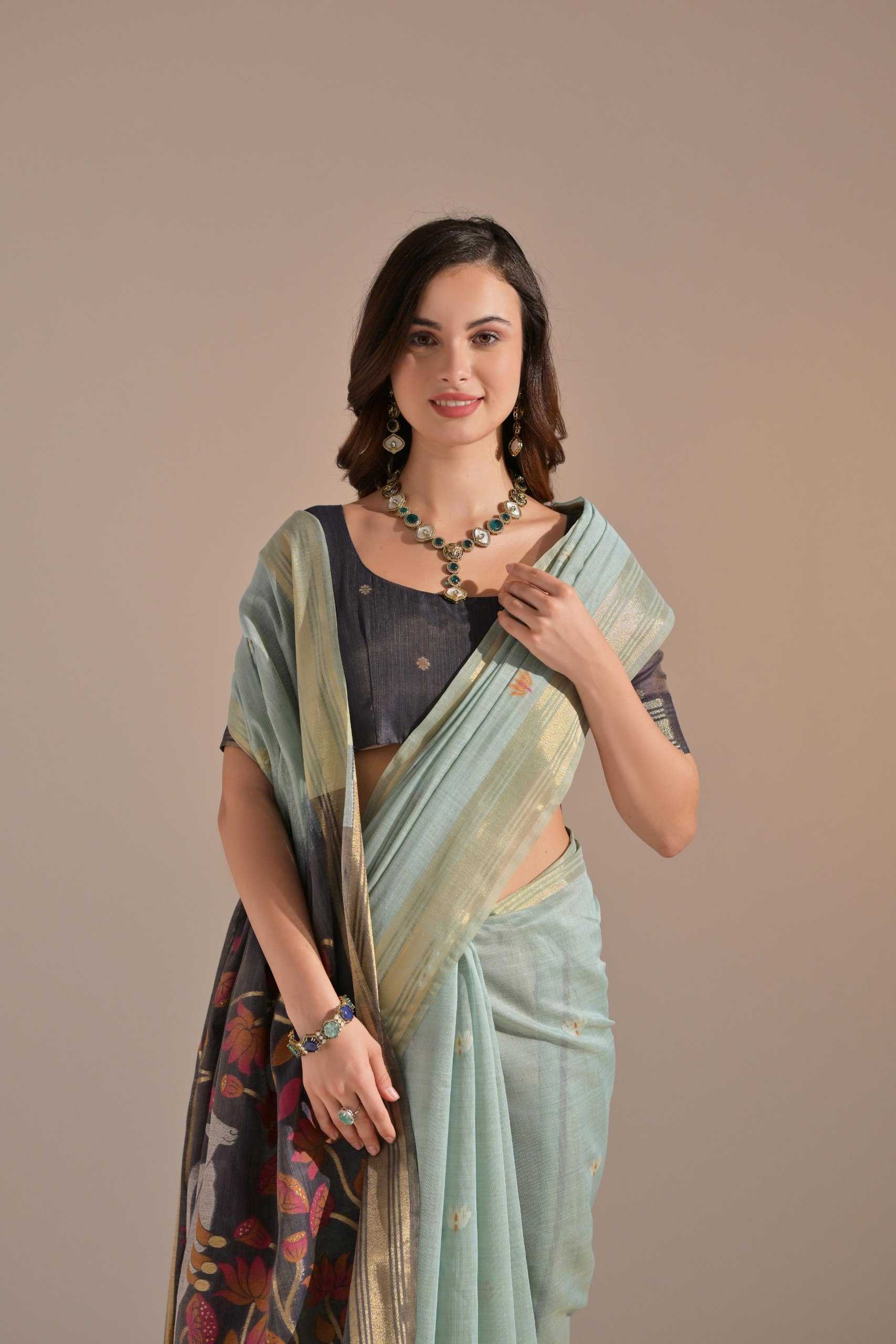 Ynf Soft Cotton KESH505 MUGA COTTON 407 Sarees Wedding Collections Festive Collections Wholesale Traditional Sarees Cotton Sarees Zari Sarees Manufacturer
