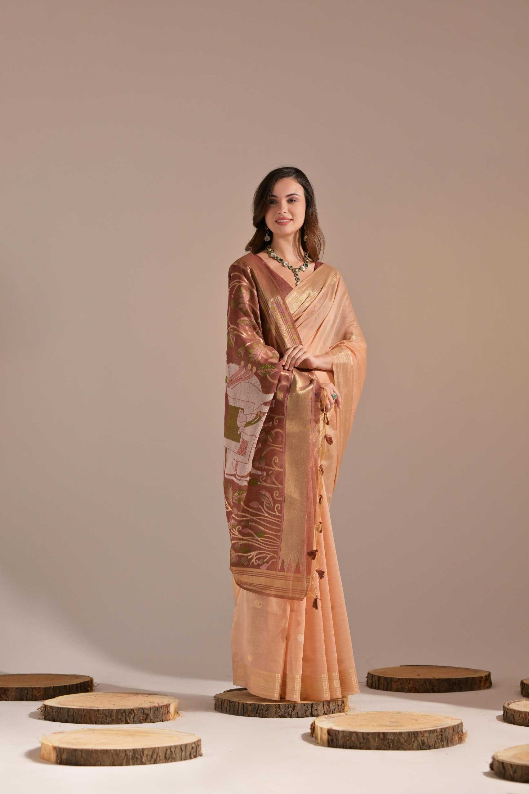 Ynf Soft Cotton KESH505 MUGA COTTON 407 Sarees Wedding Collections Festive Collections Wholesale Traditional Sarees Cotton Sarees Zari Sarees Manufacturer
