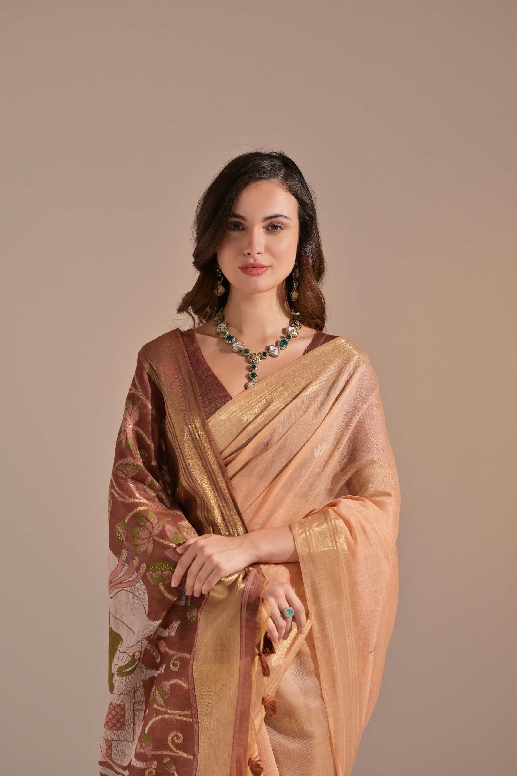 Ynf Soft Cotton KESH505 MUGA COTTON 407 Sarees Wedding Collections Festive Collections Wholesale Traditional Sarees Cotton Sarees Zari Sarees Manufacturer