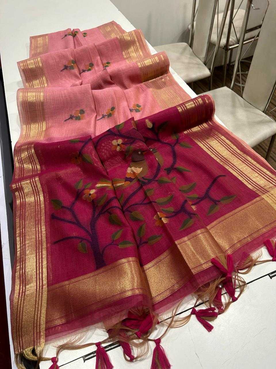 Ynf Soft Cotton KESH505 Muga Cotton 418 Sarees Wedding Collections Festive Collections Wholesale Traditional Sarees Cotton Sarees Zari Sarees Manufacturer