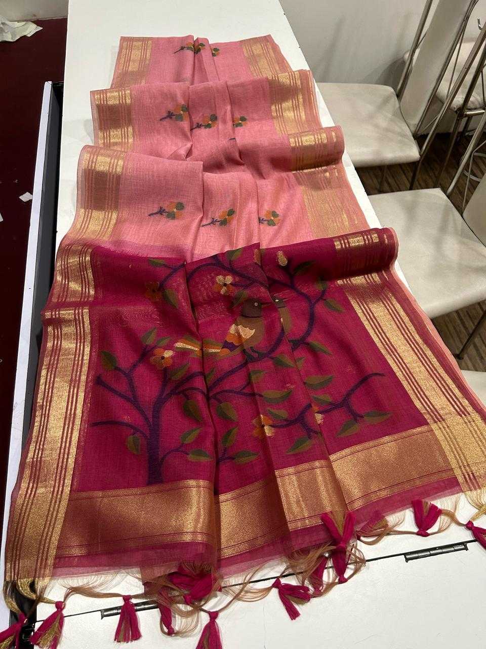 Ynf Soft Cotton KESH505 Muga Cotton 418 Sarees Wedding Collections Festive Collections Wholesale Traditional Sarees Cotton Sarees Zari Sarees Manufacturer