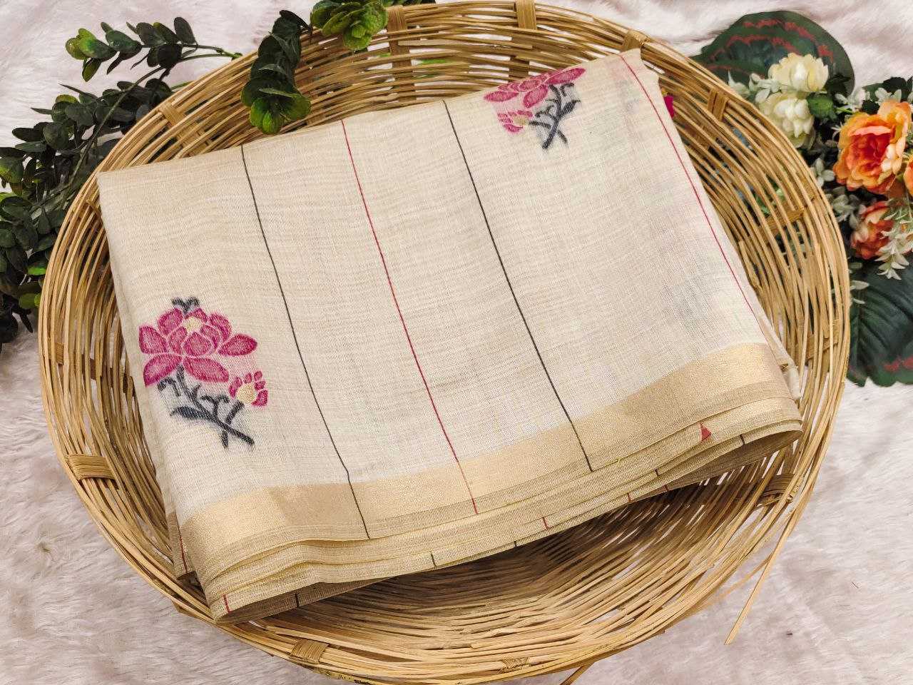 Ynf Soft Cotton KESH505 MUGA COTTON 501 Sarees Wedding Collections Festive Collections Wholesale Zari Border Sarees Cotton Sarees Sarees With Blouse Manufacturer
