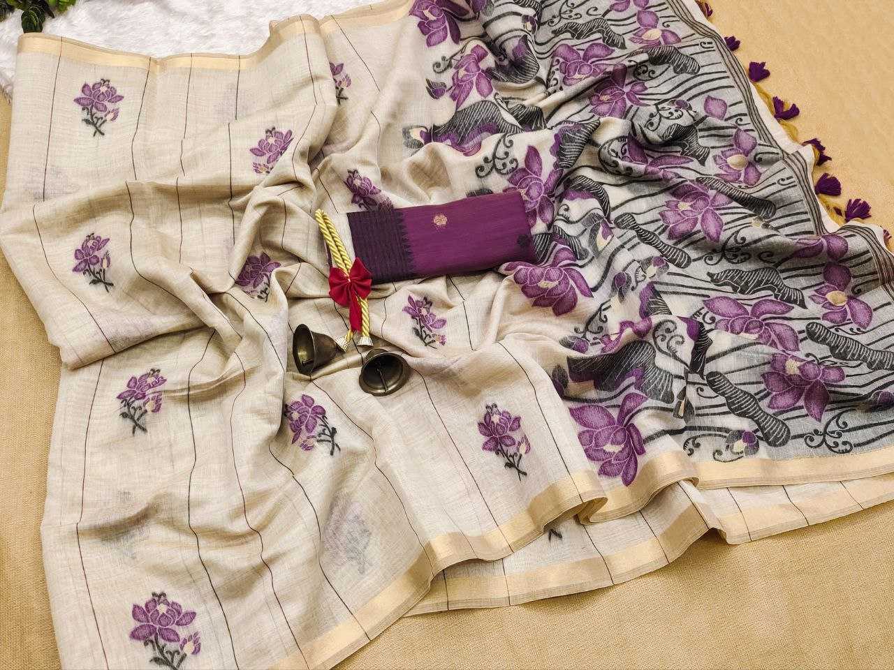 Ynf Soft Cotton KESH505 MUGA COTTON 501 Sarees Wedding Collections Festive Collections Wholesale Zari Border Sarees Cotton Sarees Sarees With Blouse Manufacturer