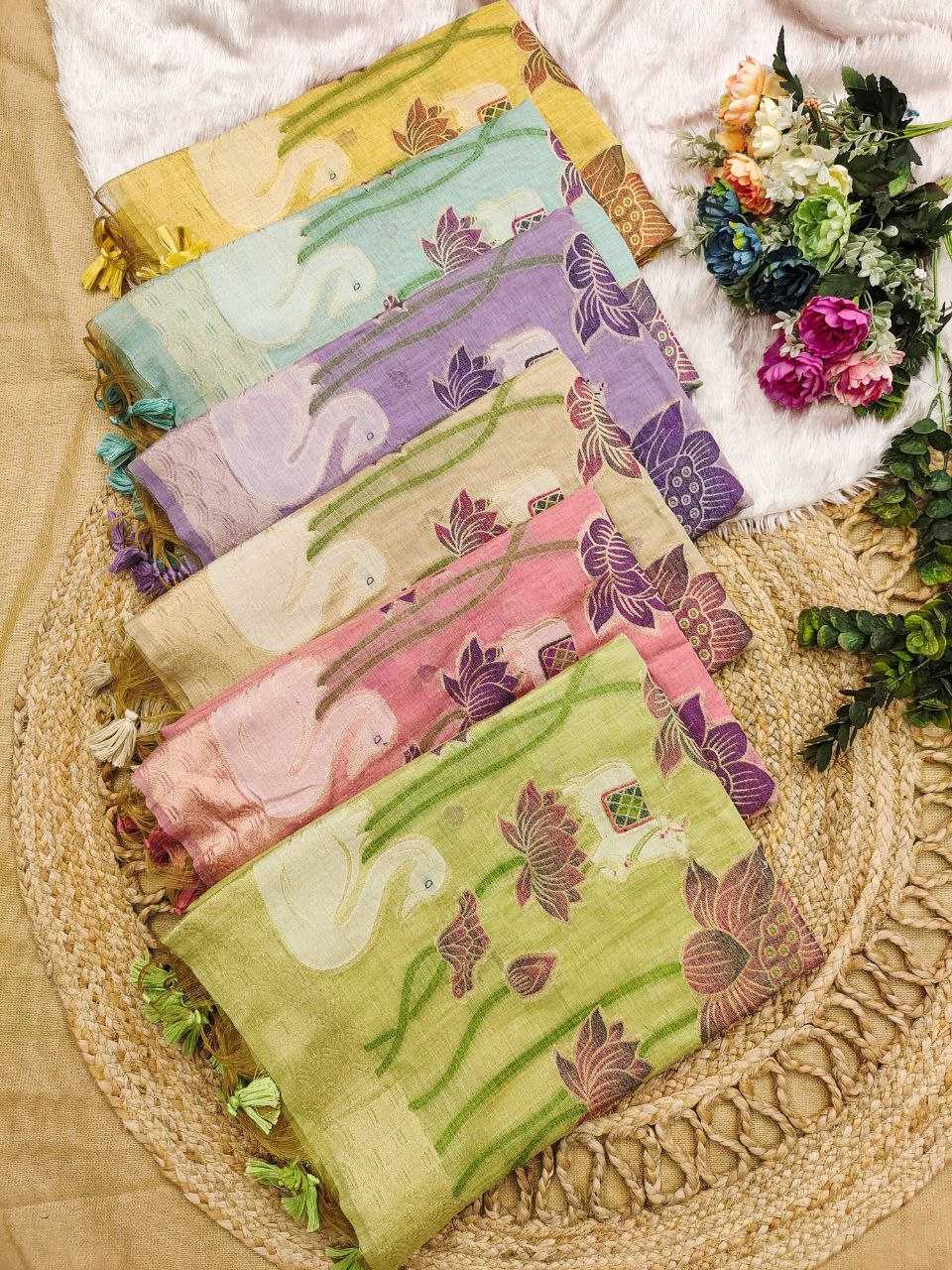 Ynf Soft Cotton KESH505 MUGA COTTON 502 Sarees Wedding Collections Festive Collections Wholesale Zari Border Sarees Cotton Sarees Sarees With Blouse Manufacturer