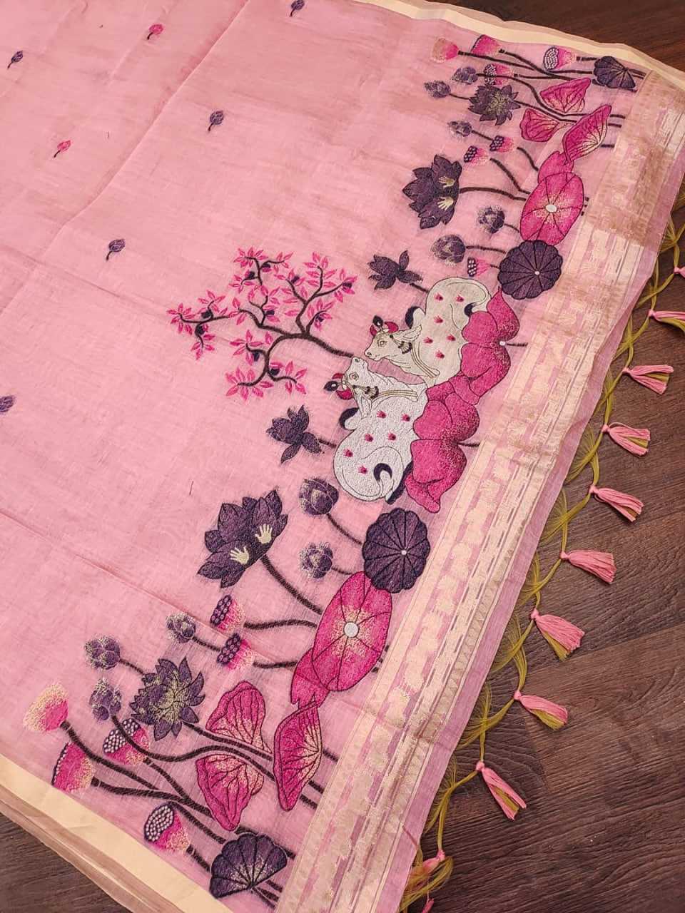 Ynf Soft Cotton KESH505 MUGA COTTON 503 Sarees Wedding Collections Festive Collections Wholesale Zari Border Sarees Cotton Sarees Onam Collections Manufacturer