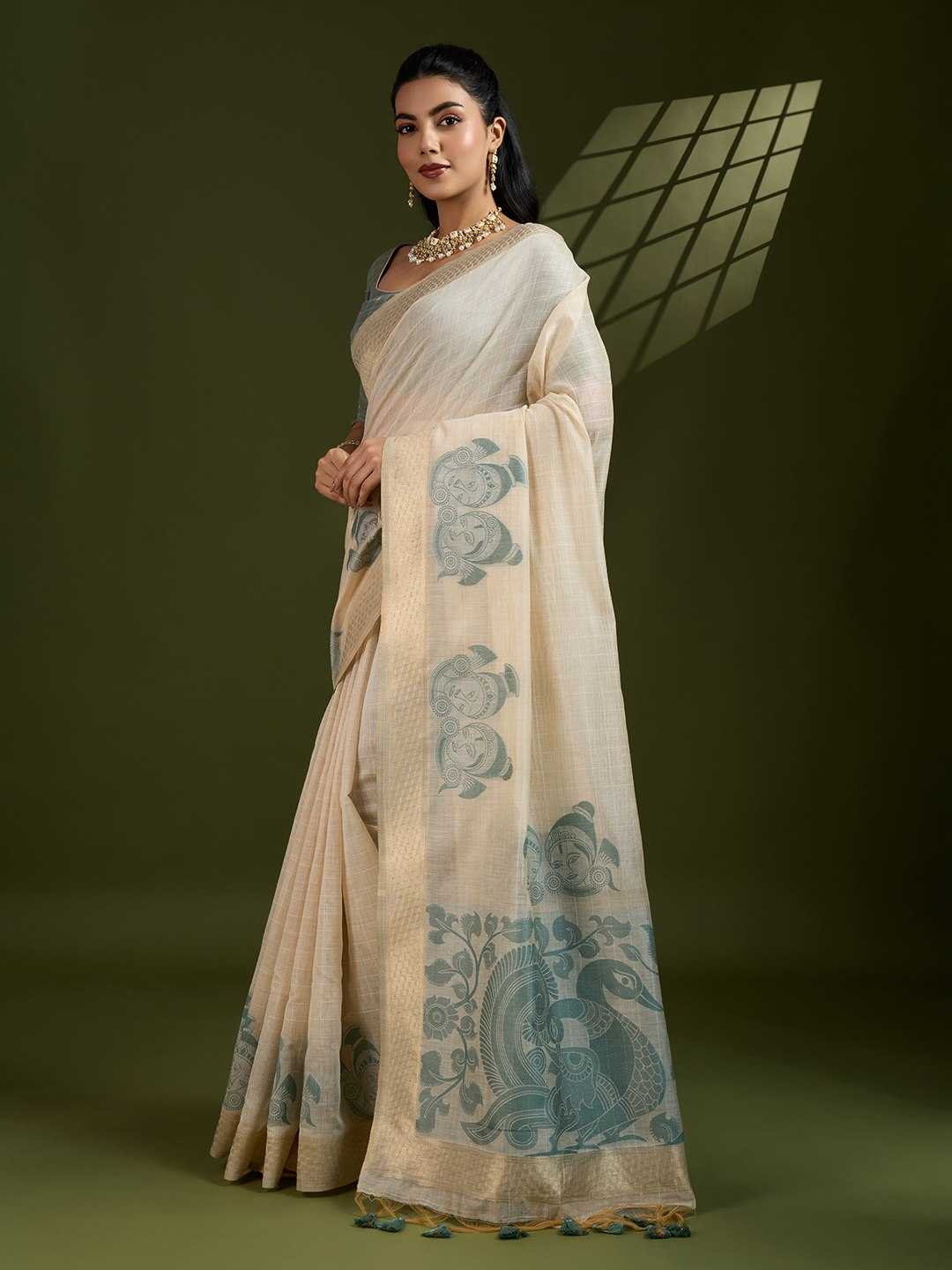 Ynf Soft Cotton KESH505 MUGA COTTON CHECKS 1 Sarees Wedding Collections Festive Collections Wholesale Kalamkari Sarees Traditional Sarees Cotton Sarees Manufacturer