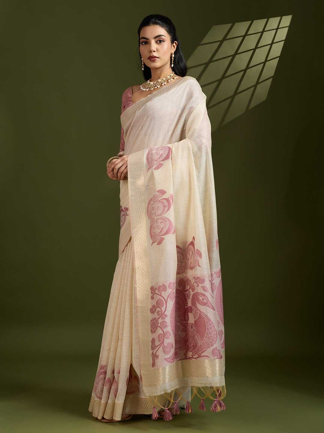 Ynf Soft Cotton KESH505 MUGA COTTON CHECKS 1 Sarees Wedding Collections Festive Collections Wholesale Kalamkari Sarees Traditional Sarees Cotton Sarees Manufacturer