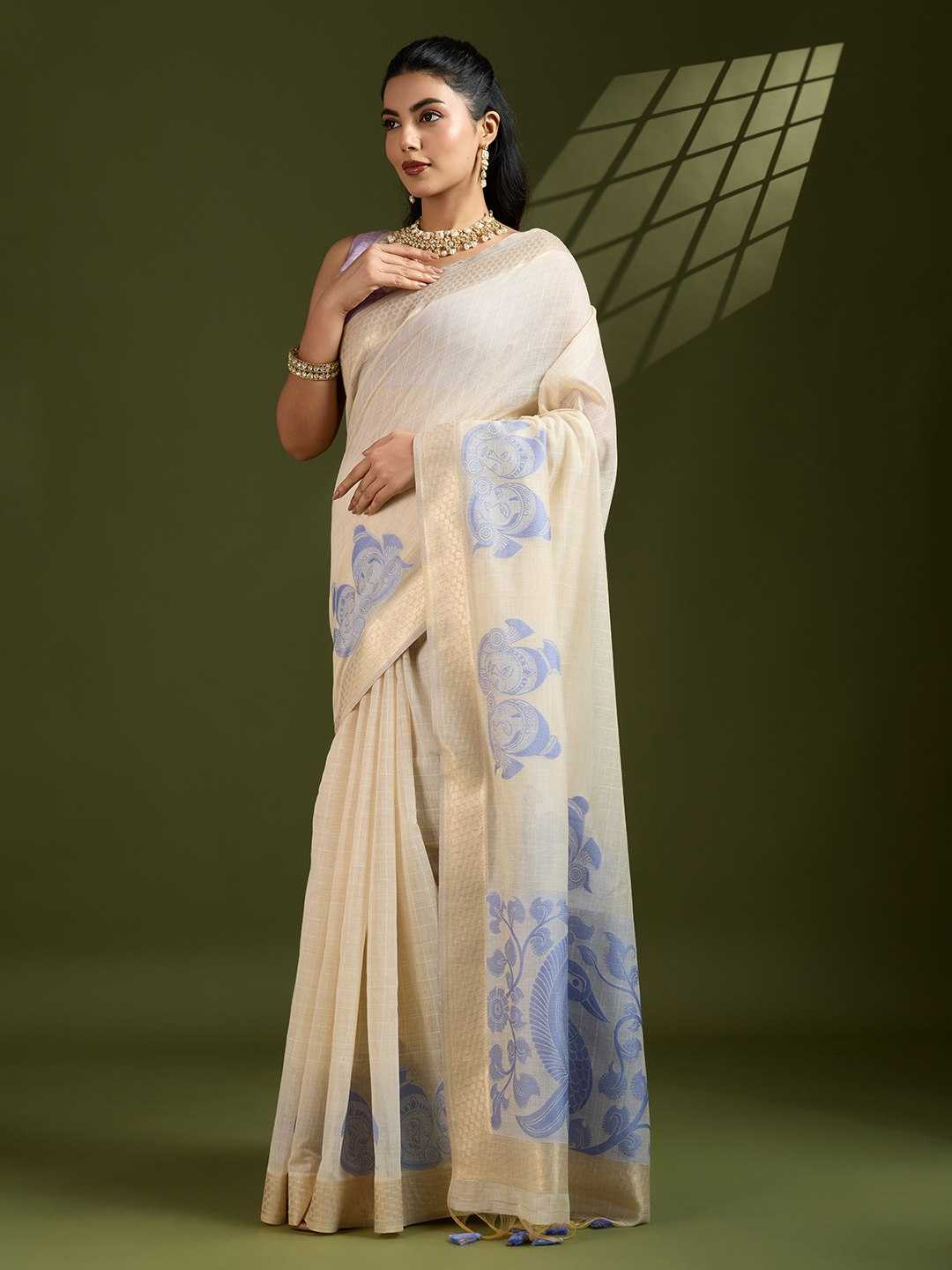Ynf Soft Cotton KESH505 MUGA COTTON CHECKS 1 Sarees Wedding Collections Festive Collections Wholesale Kalamkari Sarees Traditional Sarees Cotton Sarees Manufacturer
