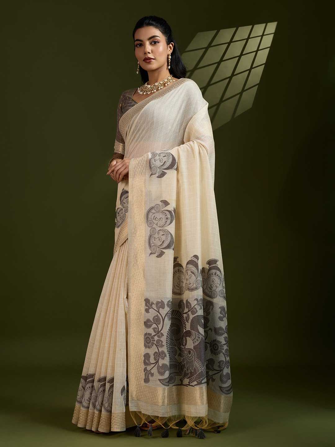 Ynf Soft Cotton KESH505 MUGA COTTON CHECKS 1 Sarees Wedding Collections Festive Collections Wholesale Kalamkari Sarees Traditional Sarees Cotton Sarees Manufacturer