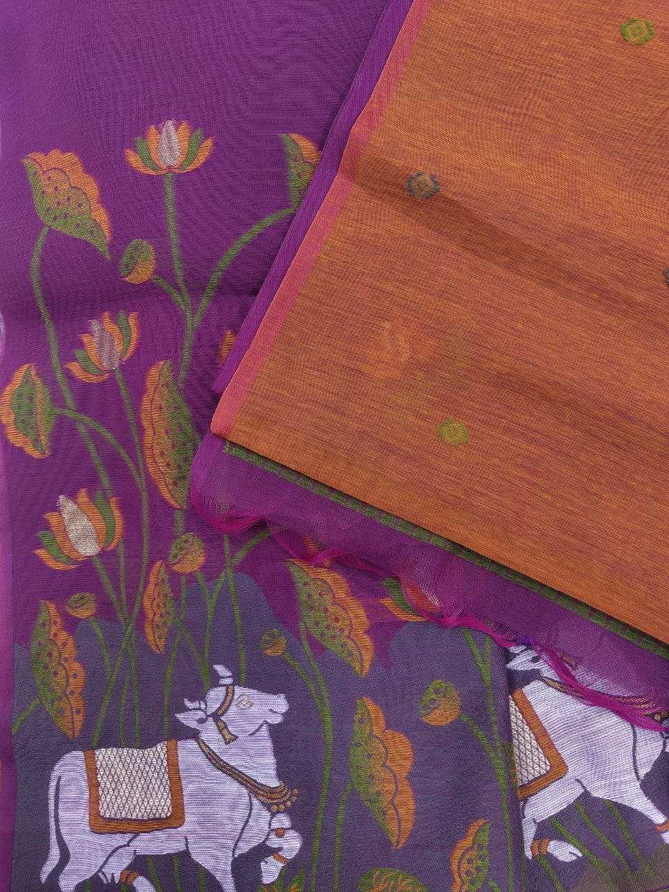 Ynf Soft Cotton KESH505 muga cotton cow 2 Sarees Wholesale Designer Sarees Party Wear Sarees Fancy Sarees Manufacturer