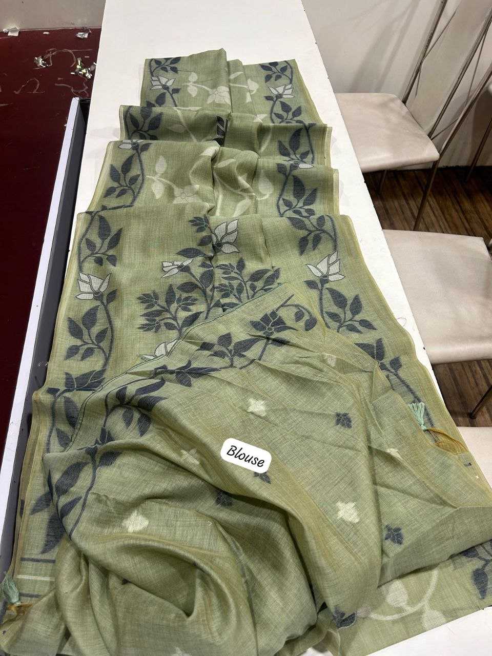 Ynf Soft Cotton KESH505 MUGA COTTON JAMDANI 10 Sarees Wedding Collections Festive Collections Wholesale Cotton Sarees Zari Sarees Sarees With Blouse Manufacturer