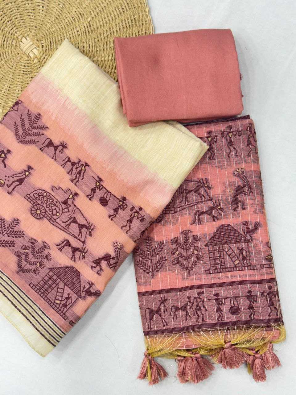 Ynf Soft Cotton KESH505 MUGA COTTON SUIT 430 Suits & Dresses Wedding Collections Festive Collections Wholesale Ladies Suits Unstitched Suits Cotton Dresses Manufacturer