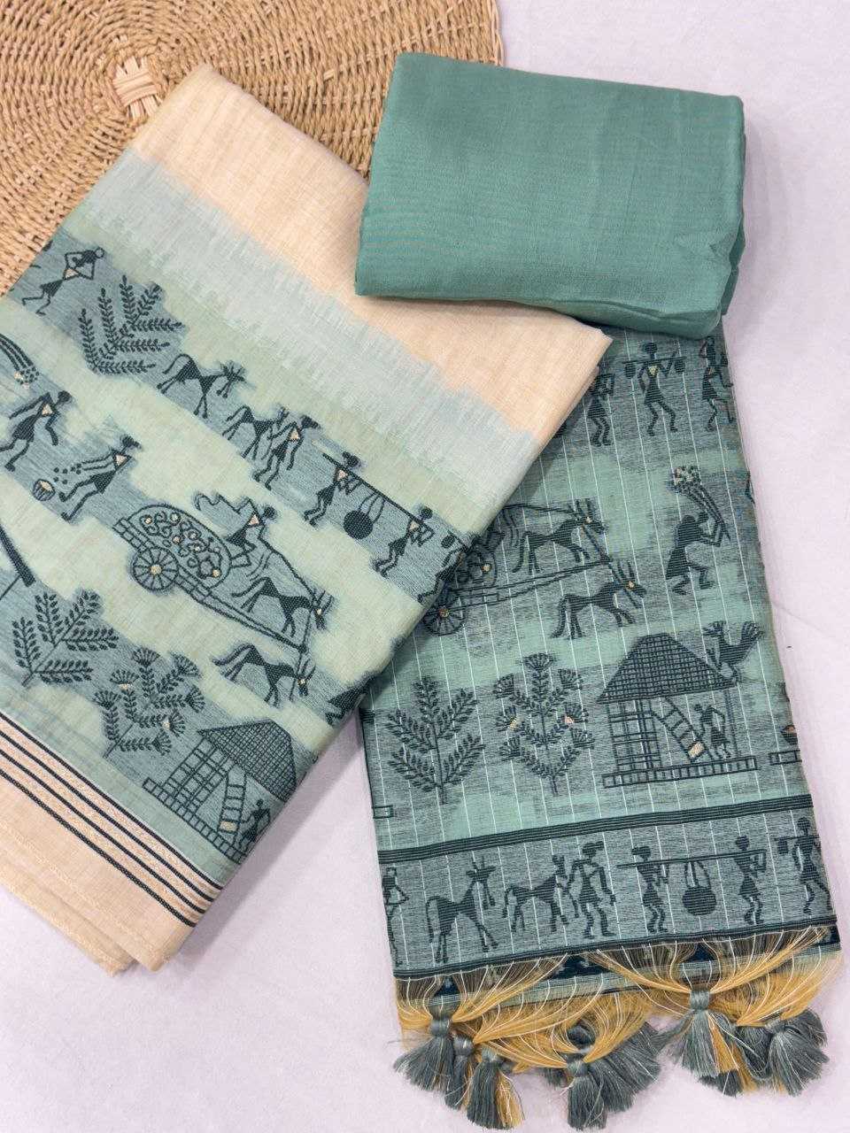 Ynf Soft Cotton KESH505 MUGA COTTON SUIT 430 Suits & Dresses Wedding Collections Festive Collections Wholesale Ladies Suits Unstitched Suits Cotton Dresses Manufacturer