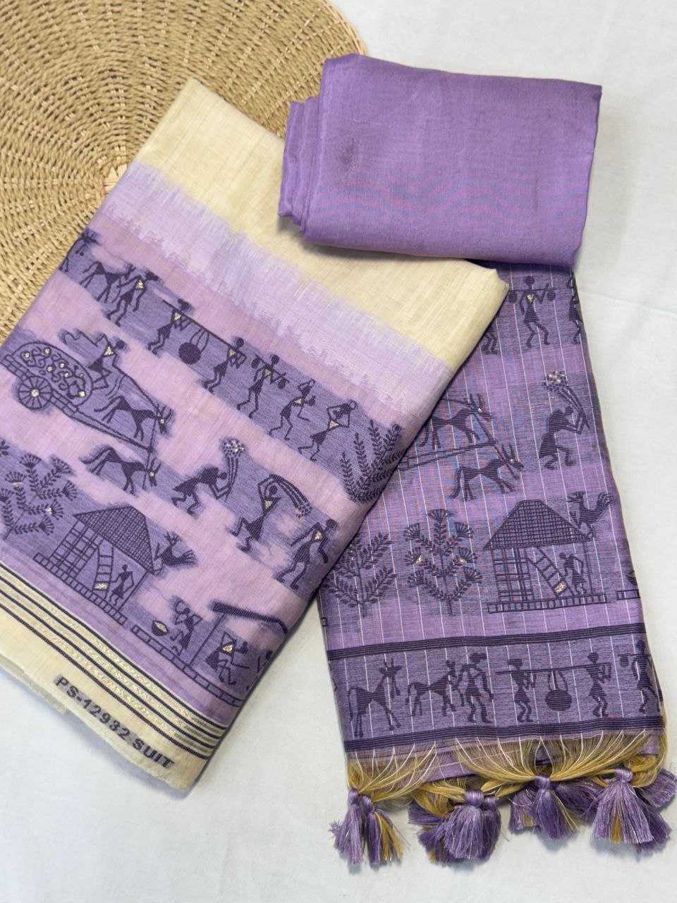 Ynf Soft Cotton KESH505 MUGA COTTON SUIT 430 Suits & Dresses Wedding Collections Festive Collections Wholesale Ladies Suits Unstitched Suits Cotton Dresses Manufacturer