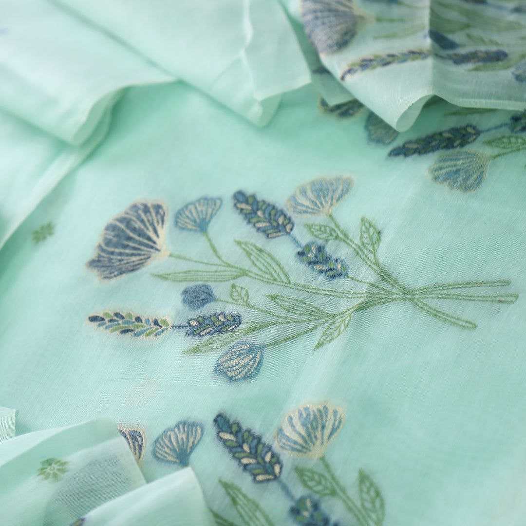 Ynf Soft Cotton KESH505 MUGA COTTON SUIT 501 Suits & Dresses Wedding Collections Festive Collections Wholesale Unstitched Suits Cotton Suits Cotton Dresses Manufacturer