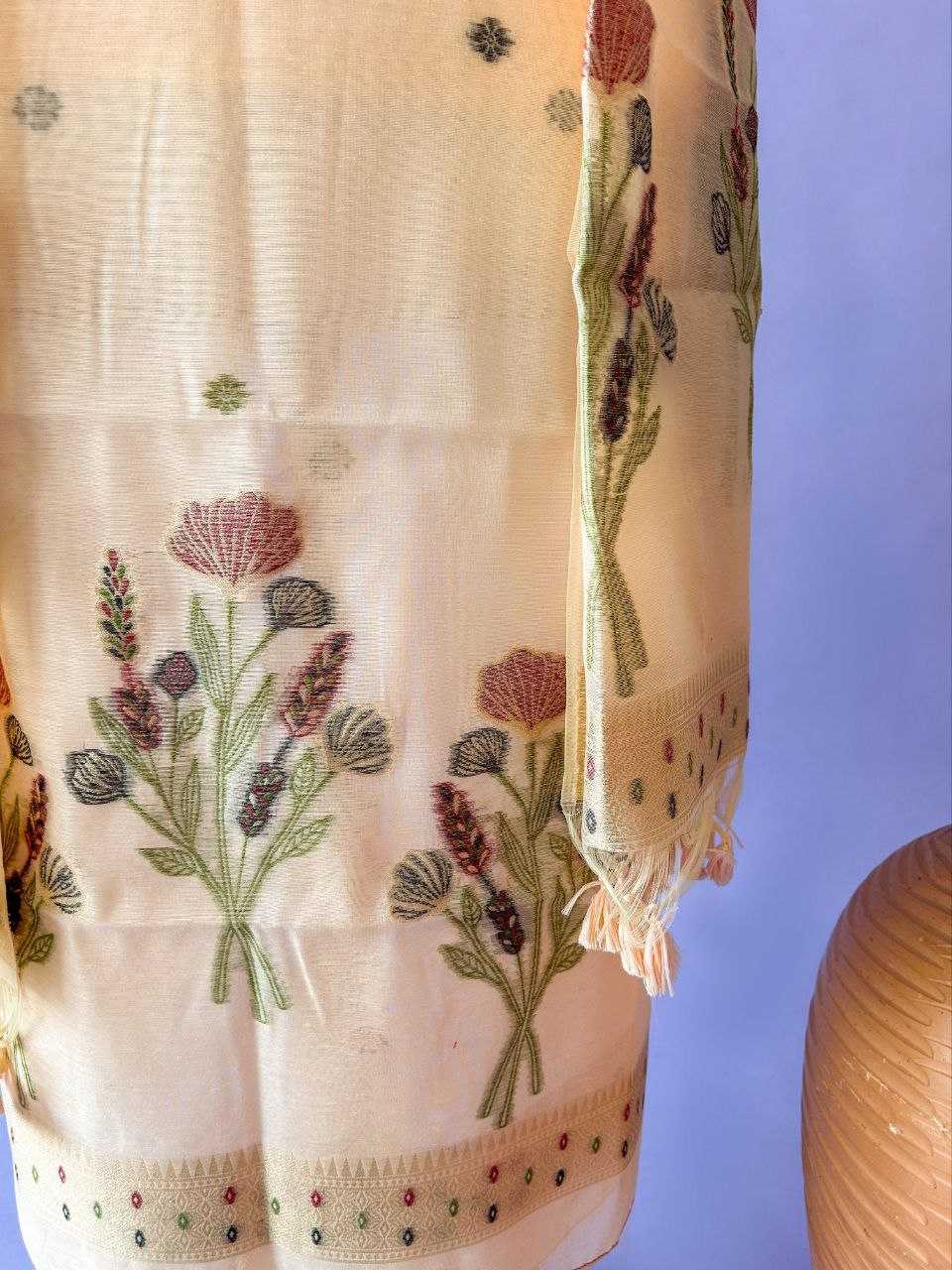 Ynf Soft Cotton KESH505 MUGA COTTON SUIT 501 Suits & Dresses Wedding Collections Festive Collections Wholesale Unstitched Suits Cotton Suits Cotton Dresses Manufacturer