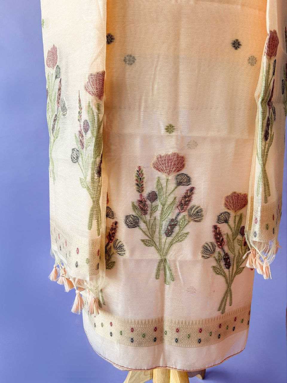 Ynf Soft Cotton KESH505 MUGA COTTON SUIT 501 Suits & Dresses Wedding Collections Festive Collections Wholesale Unstitched Suits Cotton Suits Cotton Dresses Manufacturer