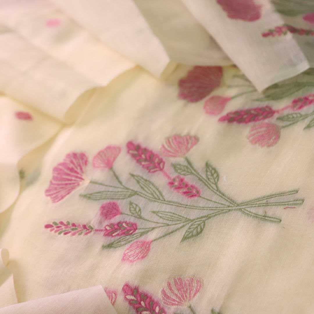 Ynf Soft Cotton KESH505 MUGA COTTON SUIT 501 Suits & Dresses Wedding Collections Festive Collections Wholesale Unstitched Suits Cotton Suits Cotton Dresses Manufacturer